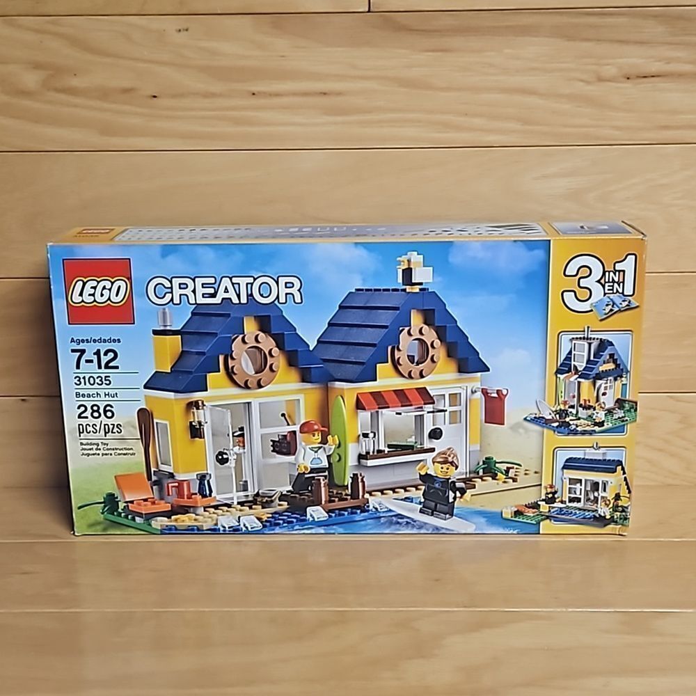 Lego 31035 Beach Hut House Creator 3 in 1 Set Sealed Retired